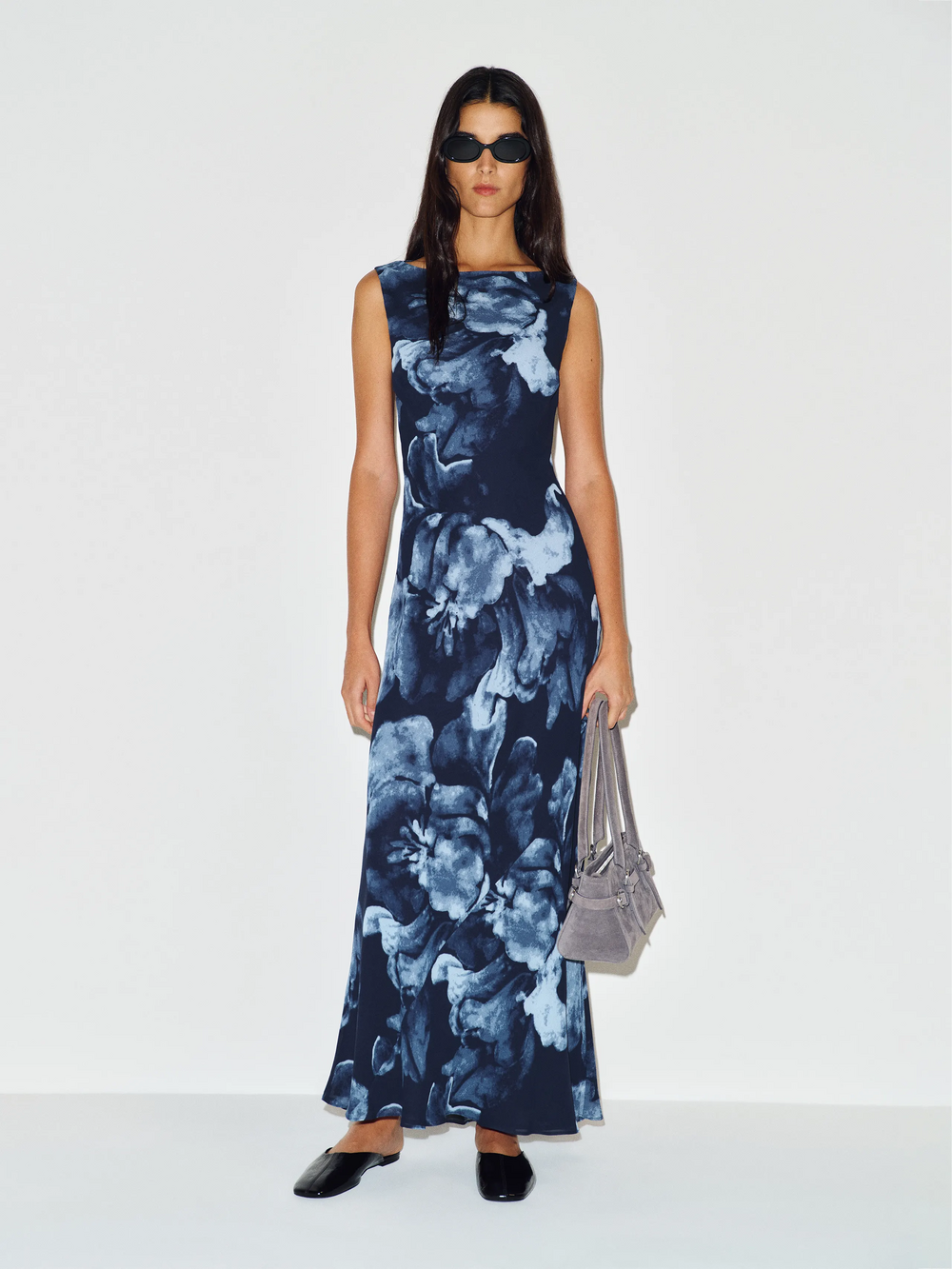 Reformation Prescott Dress Blue - Size M